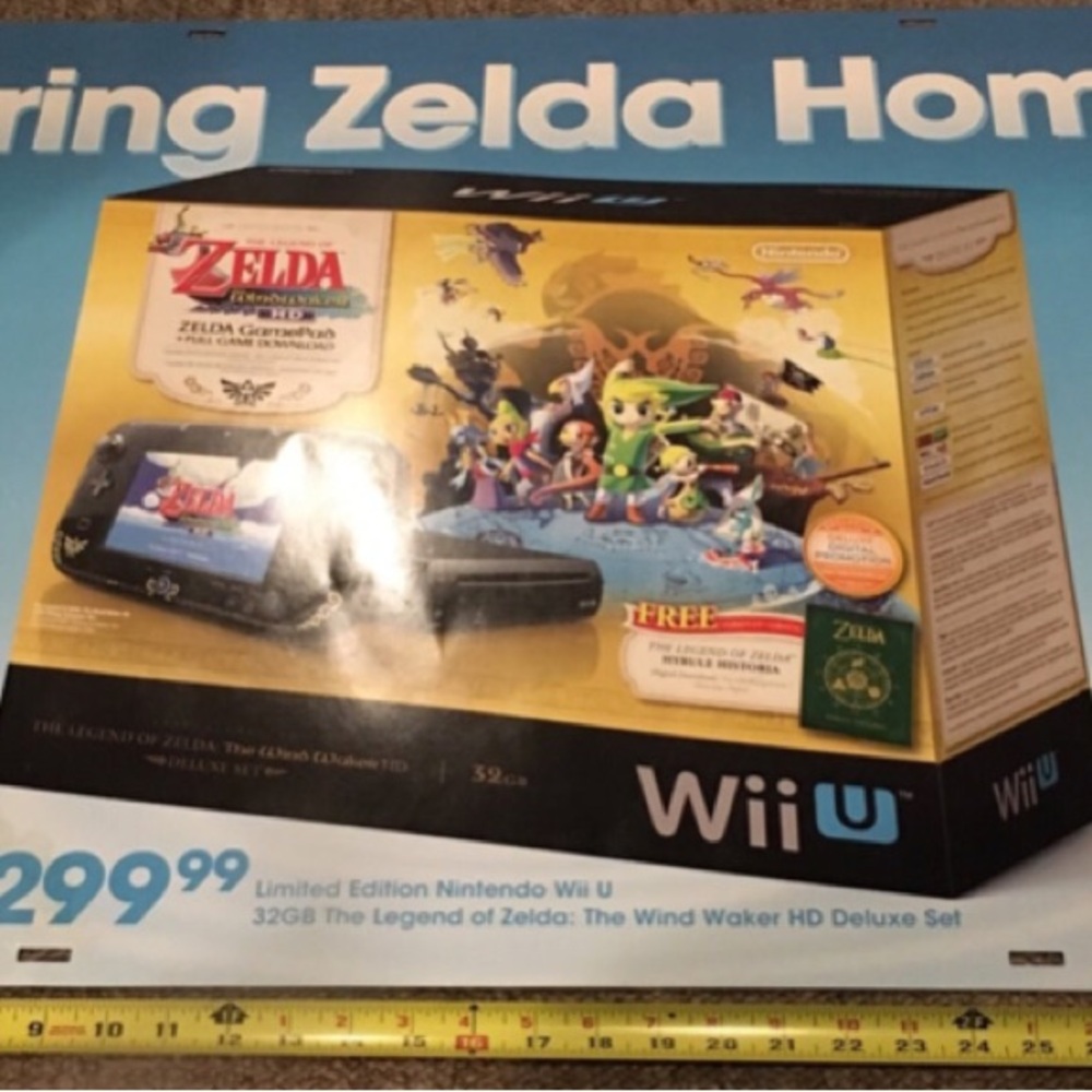 Nintendo Zelda Promotional poster used condition but in good shape